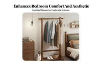 Simple Modern Design Floor-Standing Clothes Space-Saving Freestanding Coat Hanger Stable Base Garment Rack Multi-Functional for Students, Homeowners, Bedroom, Cloakroom, Entryway, Laundry Room