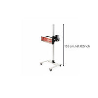 Adjustable Height Mobile Shortwave Curing Lamp Timer Car Paint Drying Lamp High Heating Effectiveness for Auto Repair Shops