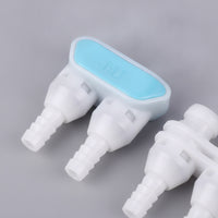 Double-Ended CPC Quick Connector Leak-Unobstructed Quick Disconnect Coupling Compact Inline Hose Connector Rigid for DIYers, Hobbyists, Liquid Transfer, Workshop