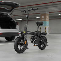 Folding Electric Bike Portable Foldable Electric Bike Foldable Ebike Commuting Mini Folding Electric Bicycle Shock Absorption
