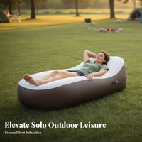 Foldable Self-Inflating Camping Mat Widened Design Self-Inflating Air Mattress Compact Inflatable Camping Bed Comfortable for Outdoor Enthusiasts, Travelers, Travel, Hiking, Beach, Tent