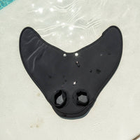 Monofin with Foot Pockets Symmetrical Mermaid Tail Fin Swim Fin with Foot Pockets One-Piece Swimming Flipper Streamlined