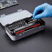 30 Pieces Electric Screwdriver Set LED Display Electric Screwdriver Kit   Power Tool for DIY Enthusiasts, Home Repair, Workshop