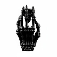 Skull Hand Candlestick Darkly Ornate Design Skeleton Hand Holder Table Ornament
