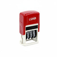 Built-in Ink Pad Self-Inking Date Stamp Refillable Adjustable Date Stamper for Teachers, Warehouse