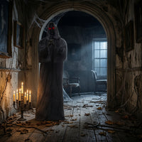 Nun specters Life-Size Standing specters Decoration Creepy Decorations for Fright House
