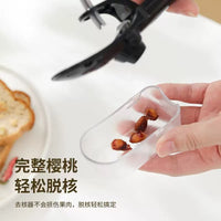 Press Stainless Steel Cherry Pitter with Seed Collector