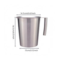 304 Stainless Steel Measuring Cup Side Handle Stainless Steel Measuring Cup Kitchen Tool Rust-Resistant
