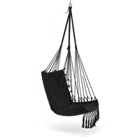 Hanging Swing Chair with Tassels Boho Swing Seat Chair Macrame for Garden, Teens