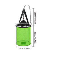Buoyant Floating Catch Keep Net Portable Mesh Mesh Net with Foam Collar Sturdy Quick-Drying for Anglers