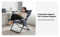 Foldable Design Adjustable Recliner Chair Space-Saving Padded Folding Recliner Portable Leisure Seat Extra Comfort for Students, Young Adults, Gamers, Dorm Room, Brief Restping, Home Office, Small Areas