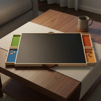 Adjustable Tilt Stand Rotating Jigsaw Board with Drawers Non-Slip Felt Surface Portable Jigsaw Easel with Cover for Seniors