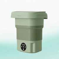 Foldable Washing Machine Extract waterDrying Mini Washing Machine Portable Washer with Drain Hose Collapsible for Students