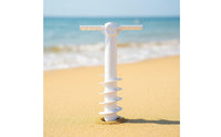 Windproof Umbrella Sand Anchor No Insert Umbrella Holder with Handle Universal Fit Adjustable for Beach