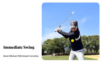 Improves Consistency & Accuracy Golf Head Movement Coach Instant Feedback Golf Head Stabilizer Enhances Muscle Memory for Indoor Practice