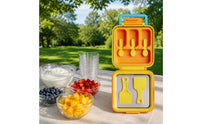Manual Chilled Dessert Form Embossed Lettering 3 Cavity Dessert Form Raised Geometric Shapes