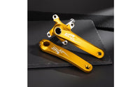 Mountain Bike Crankset Hollow Unified Mountain Bike Crank Arms 104BCD Crank Arms with Spindle for Cyclists, Trail Bikes, Cycle Repair