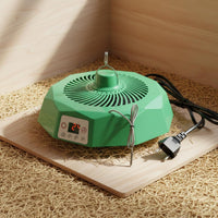 Constant Temperature Control Chicken Coop Heat Lamp Overheating Protection Chick Brooder Heat Lamp LED Lighting Hanging Poultry Heater for Farmers