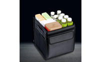 Car Trunk Organizer with Pockets Portable Folding Storage Box for Commuters, Road Trips