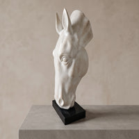 animal Head Sculpture animal Head Bust Statue for Art Collectors, Entryway, Office
