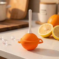 Ice Cream and Ice Lolly Tray with Lid for Homemade Treats, Food Grade Silicone Ice Trays for Hard Candy, 4 Cavity Design
