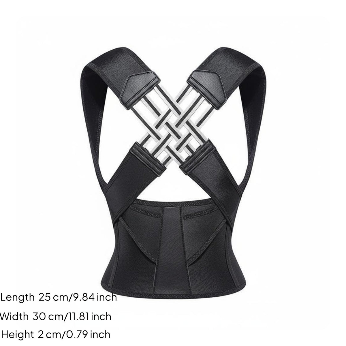 Back Posture Corrector Lightweight Hunched Back Correction Belt Ergonomic Design