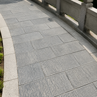 Paving Stones Blue Stone, Natural Stone Terrace Slabs Gray, Hand-Chiseled Surface, Non-Slip for Garden Paths