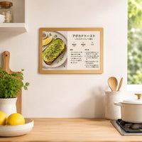 Magnetic Frame Display, Stylish Photo Frame, Gold, A4 Size, Compatible with Refrigerators & Lockers, PVC, Modern