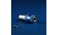 Chrome Vanadium Steel Drill-to-Screwdriver Adapter Knurled Grip Drill Socket Adapter Metal Finish
