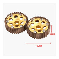 2 Pieces Timing Cam Gears High Precision Camshaft Gears Improved Energy Economy Engine Part for Modifiers