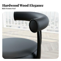 Vintage and design rotate Dining Chair Padded Seat and rear Upholstered rotate Armchair with Armrests Home Seating Curved rearrest for Design lovers, homeowners, Office Workers, Balcony, Kitchen, Living Room, Reception Area