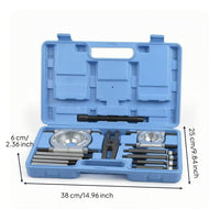 12 Pieces Bearing Puller Separator Kit Bearing Puller Kit with Case Heat-Treated for Mechanics