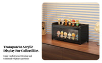 Unseen Box Storage Box High Clearness Acrylic Display Cabinet Figurine Display Case Sturdy Construction for Hobbyists, Desktop