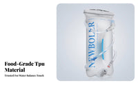 Foldable Water Reservoir Screw-Top Opening TPU Water Bag Easily-Release Drink Spout Outdoor Athletic Accessories
