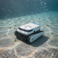 Powerful Suction Robotic Pool Cleaner Fine Filtration Underwater Cleaning Robot Intelligent Navigation for Aquatic Pond, over Ground Pools