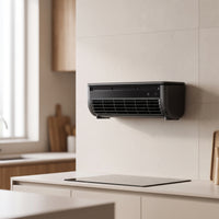 Wall Fan with Wireless Controller Portable Wall Mounted Fan Quiet Adjustable for Kitchen, Dorm