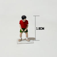 Hand Painted 1:64 Playground Model Detailed Children Playing Miniature for Desk Display