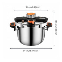 Induction Compatible Multi Function Pressure Cooker Energy Saving Explosion Proof Pressure Cooker Safety Valves Cooking Pot