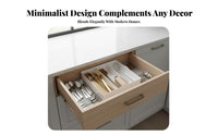 Expandable Cutlery Divider Large Capacity Expandable Utensil Divider for Bedroom