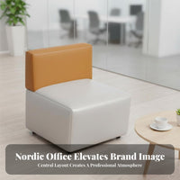 Modern Design L-Shaped Sectional with Coffee Table Minimalist design L-Shaped Sofa Set Configurable Layout Office Furniture Sturdy framework for Interior Designers, Business Owners, Homeowners, Reception Area, Waiting Room, Lobby