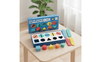 Sorting Box with Geometric Pieces Bright Color Sorting Box Educational Toy Fine Motor Skills Hand-Eye Coordination
