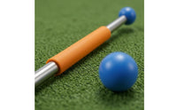 Golf Swing Training Stick Orange Grip Golf Practice Stick Weighted Swing Coach Club-Like