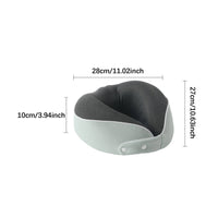 Slow Rebound U-Shaped Neck Pillow Ultra Soft Textile U-Shaped Travel Pillow Temperature Sensitive for Travelers, Office Workers, Car Rides