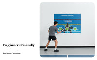 Indoor Outdoor Use Pickleball Training Wallpaper Easy Installation Solo Pickleball Training Sticker Long-Lasting Dink Stroke Practice Aid Portable for Beginners, Athletes, Families, Indoors, Outdoors, Backyard, Garage