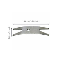 Guitar Multi Tool Stainless Steel Guitar Multi-Spanner Metal Bass Multifunction Spanner for Gig Bag