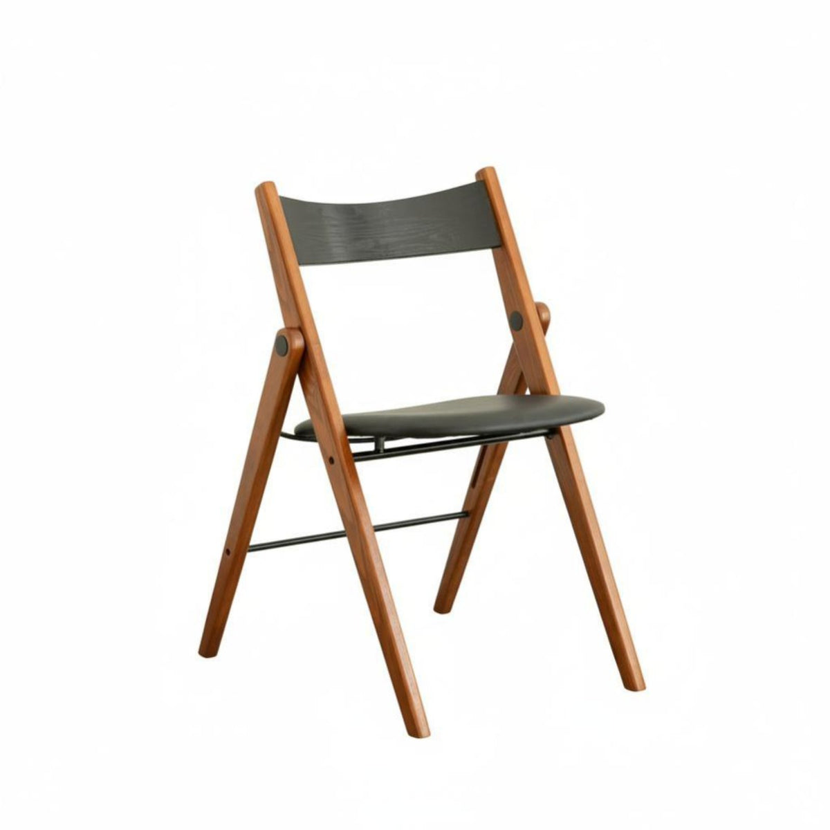 Nordic design Foldable Wooden Chair Space-Saving Design Upholstered Wooden Folding Chair Sturdy Frame Stackable Seat Easy to Clean for Apartment Dwellers, Event Organizers, Office Managers, Conference Room, Small Apartments, Kitchen, Parties