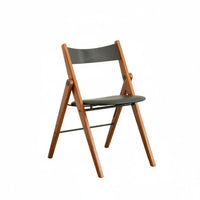 Nordic design Foldable Wooden Chair Space-Saving Design Upholstered Wooden Folding Chair Sturdy Frame Stackable Seat Easy to Clean for Apartment Dwellers, Event Organizers, Office Managers, Conference Room, Small Apartments, Kitchen, Parties