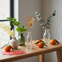 Artificial Gold Chinese New Year Floral Arrangement Accessories