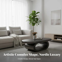 CumulusShaped Table Nordic Artistic CumulusShaped Centerpiece Minimalist Design Household Furniture for Apartment Dwellers, Homeowners, Bedroom, Office
