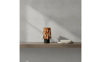 Vase with Rope Home Decor Cylindrical Vase Matte Flower Arrangement Container for Entryway